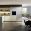 Contur L-Küche modern Kieselgrau