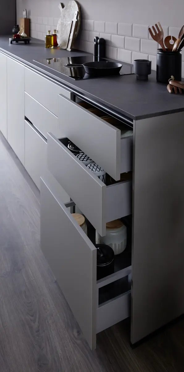 Contur Inselküche Taupe matt 02