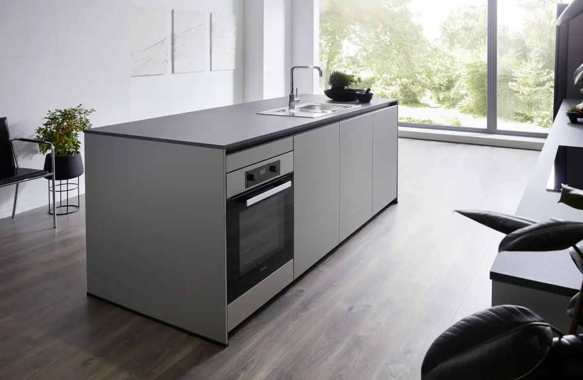 Contur Inselküche Taupe matt 07
