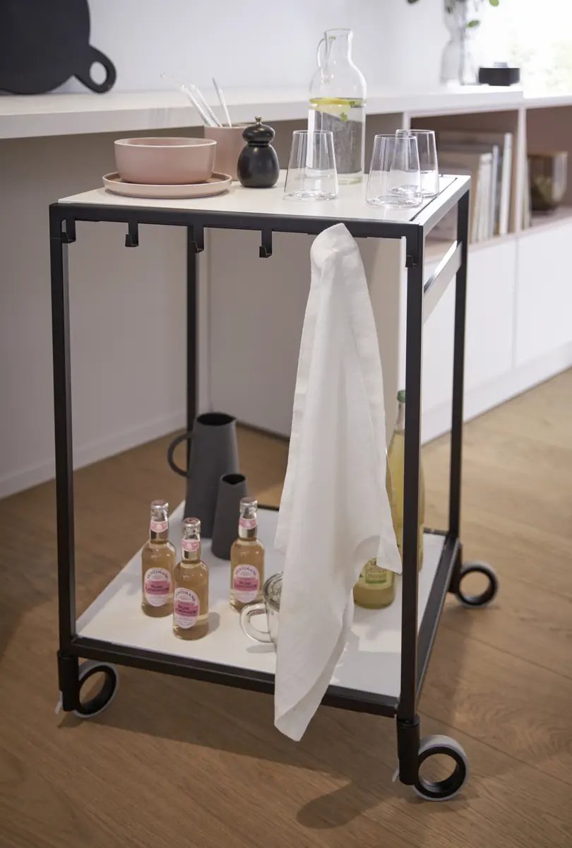 Contur Küchenzeile modern Kristallweiß 03