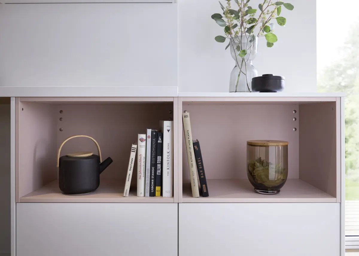 Contur Küchenzeile modern Kristallweiß 06